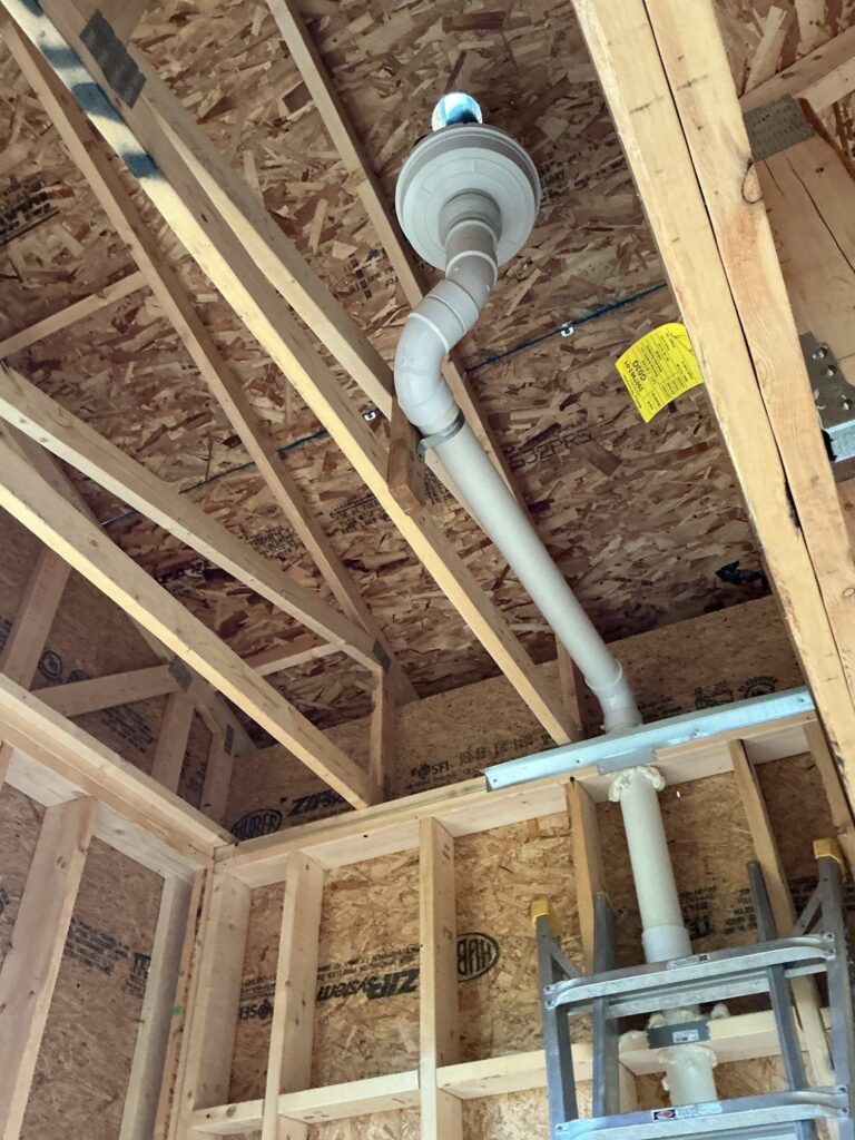 radon mitigation system in suburban milwaukee area home